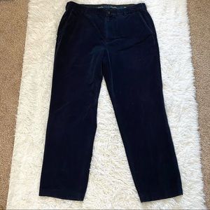 BROOKS BROTHERS NAVY CORDUROYS SIZE 38X32
